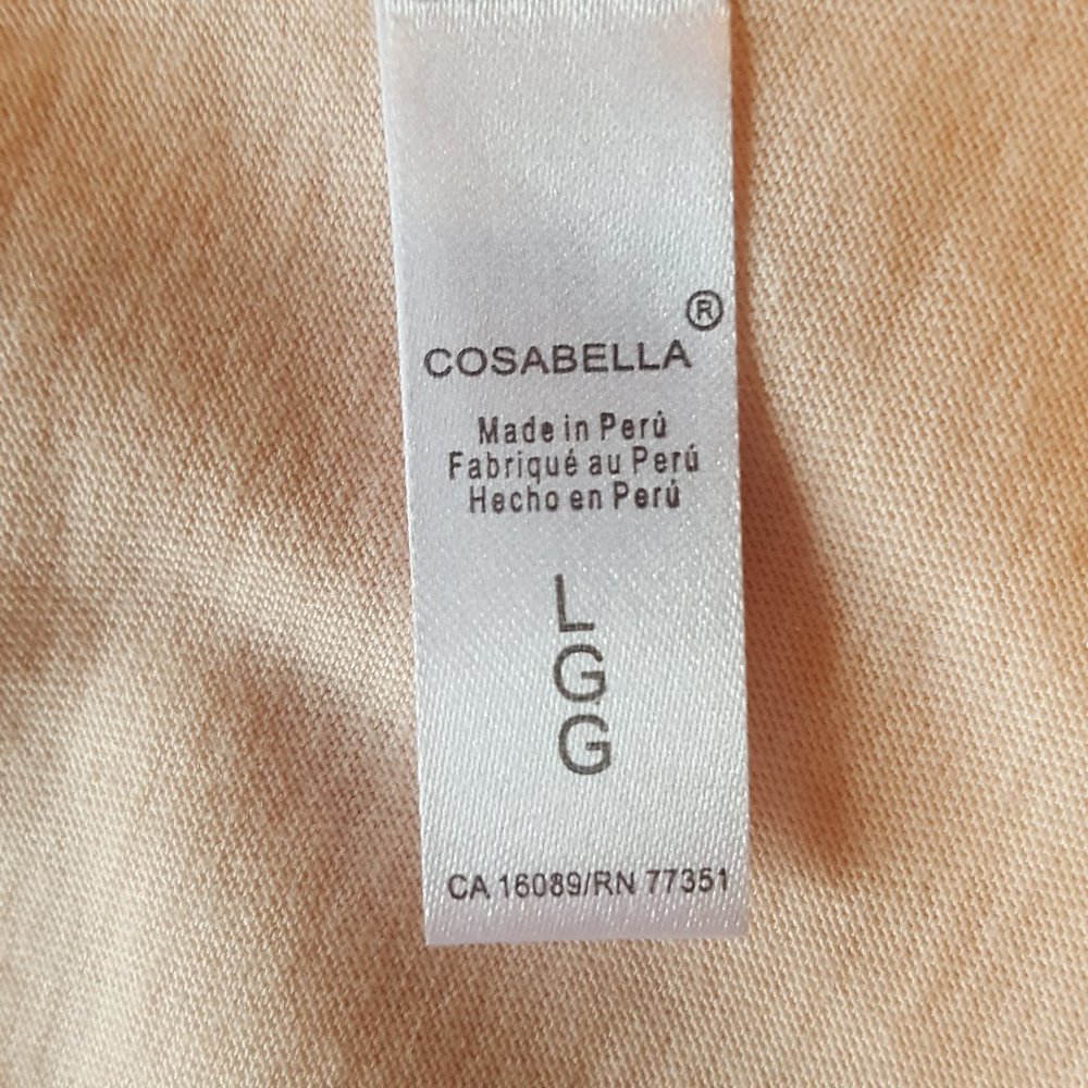 New Cosabella Pink/White Robe - Picture 6 of 9